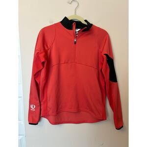 Pearl Izumi Vintage Pullover 1/4 Zip Women's Medium Pink Coral